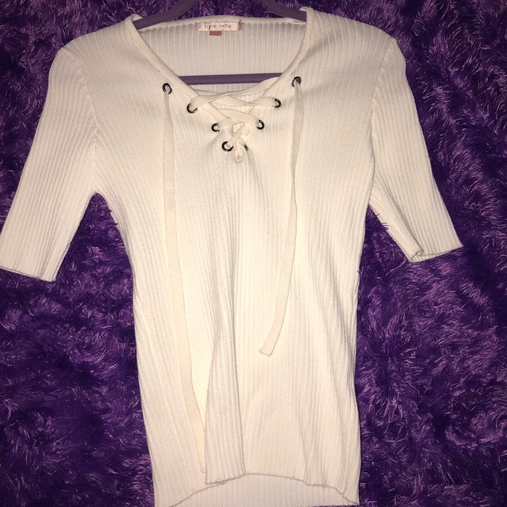 CUTE WHITE SWEATER FOR SALE!